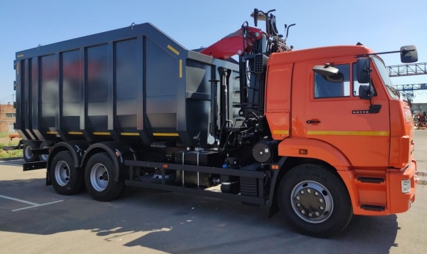 Металловоз с КМУ ВМ10-74M на шасси КАМАЗ 65115-3094-48